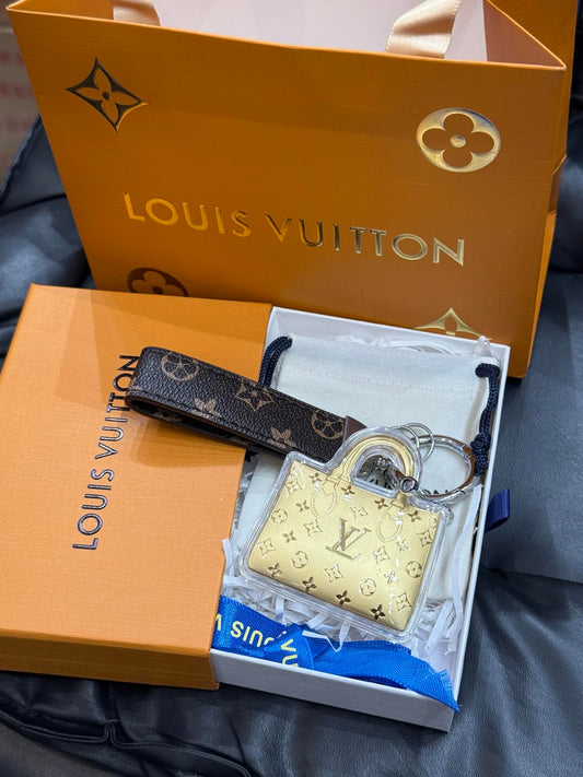 Keychain Gold Mini Bag