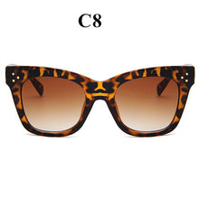 Oulylan Classic Cat Eye Sunglasses Women Vintage Oversized Gradient Sun Glasses Shades Female Luxury Designer UV400 Sunglass