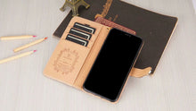 Luxury Monogram Wallet Case for Samsung – Black Checkerboard