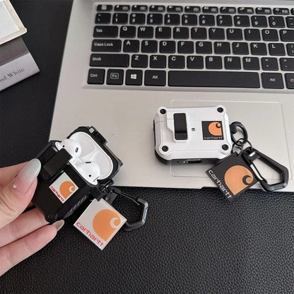 Rugged AirPods Case with Carabiner Clip