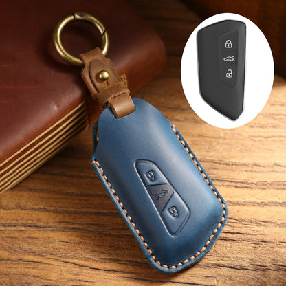 Top Grain Leather Volkswagen key Case