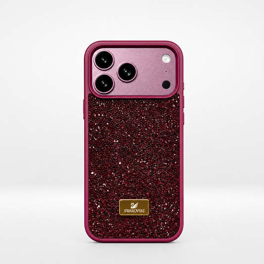 Full Rhinestone Metal Protective iPhone Case for Everyday Use